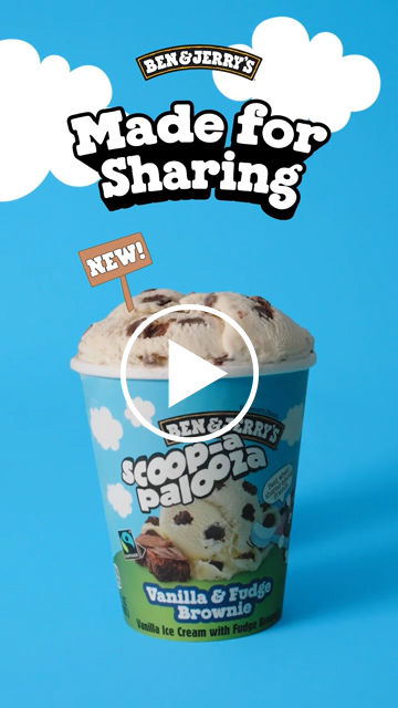 Finally, Ben &amp; Jerry's Made for Sharing: Introducing NEW Scoop-apalooza